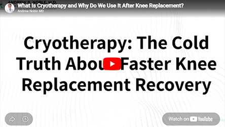 NICE Cryotherapy helps reduce swelling, ease pain, & get you moving again faster than you expected